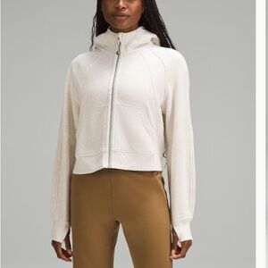 Lululemon heathered bone scuba full